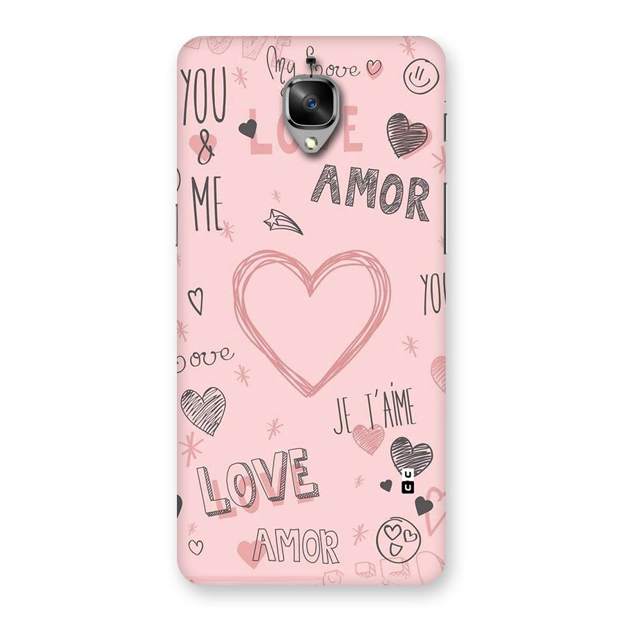 Love Amor Back Case for OnePlus 3T