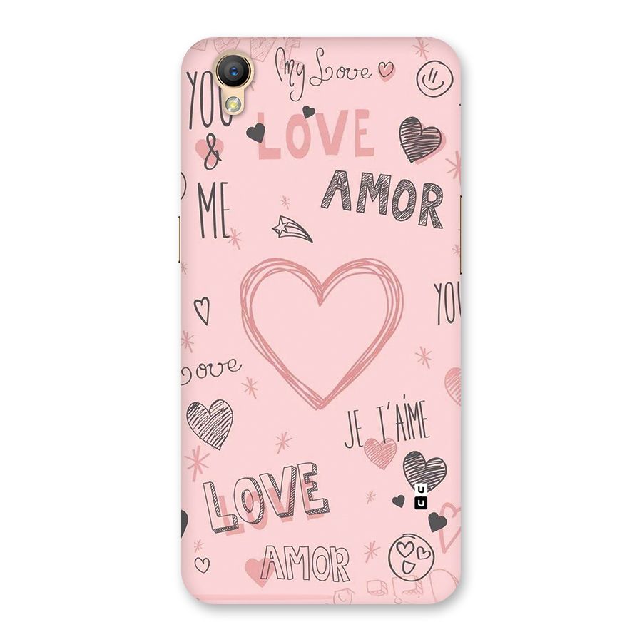Love Amor Back Case for Oppo A37