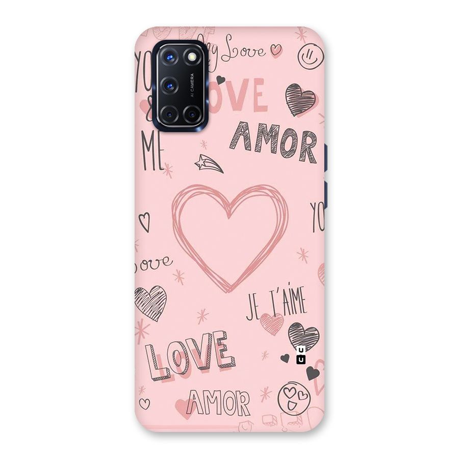 Love Amor Back Case for Oppo A52