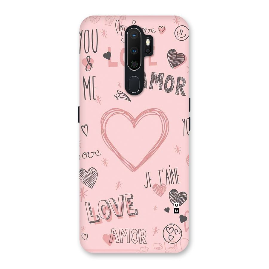Love Amor Back Case for Oppo A5 (2020)