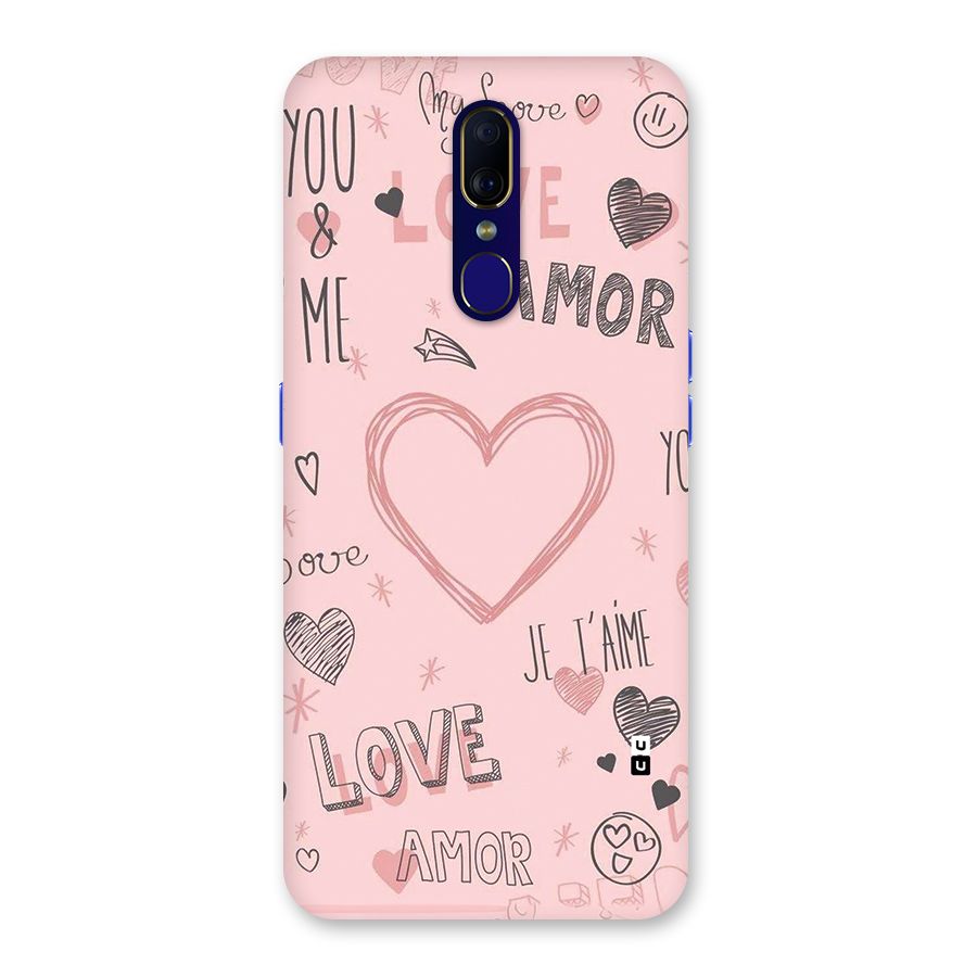 Love Amor Back Case for Oppo A9