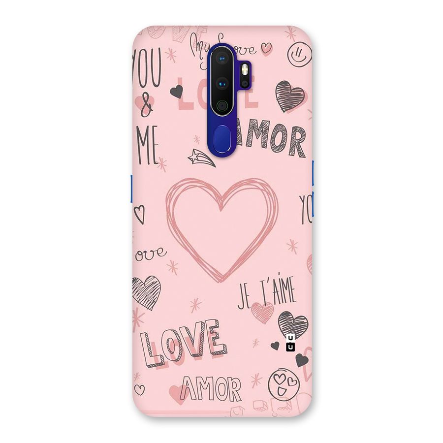 Love Amor Back Case for Oppo A9 (2020)