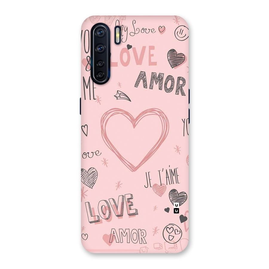 Love Amor Back Case for Oppo F15