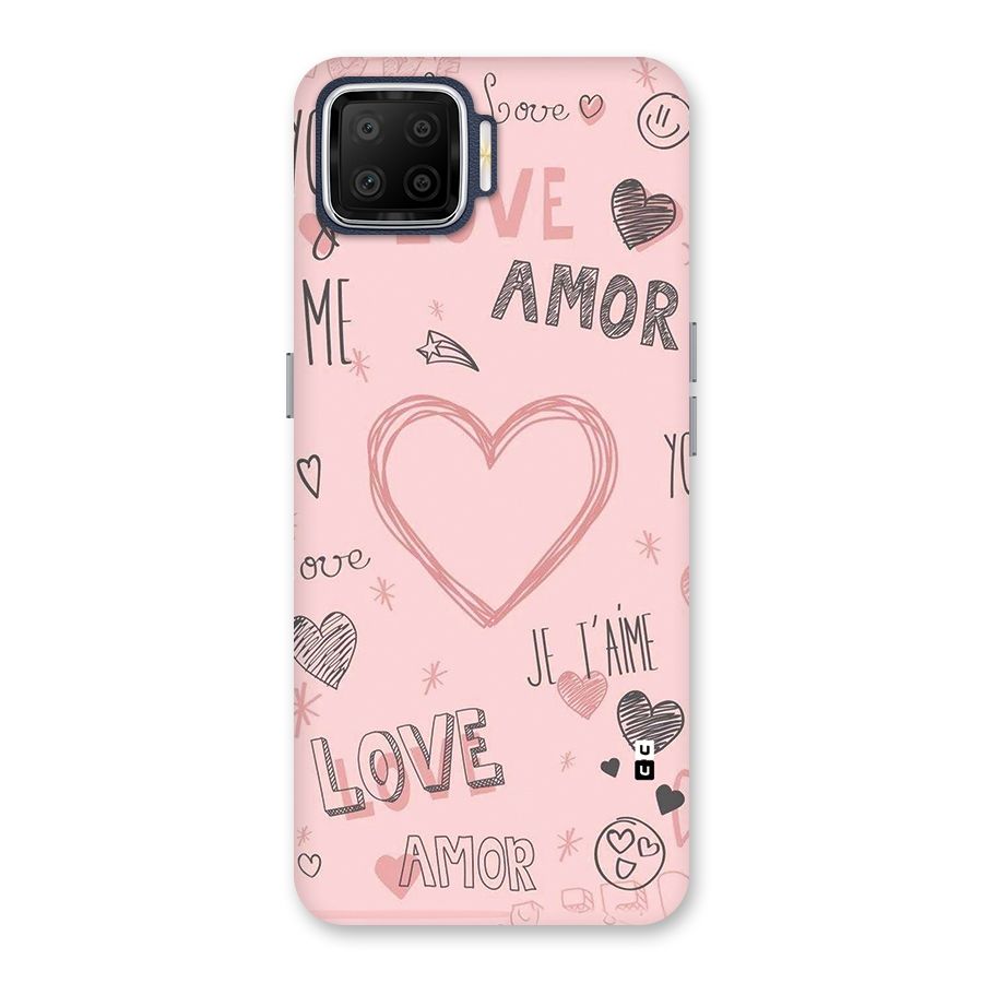 Love Amor Back Case for Oppo F17