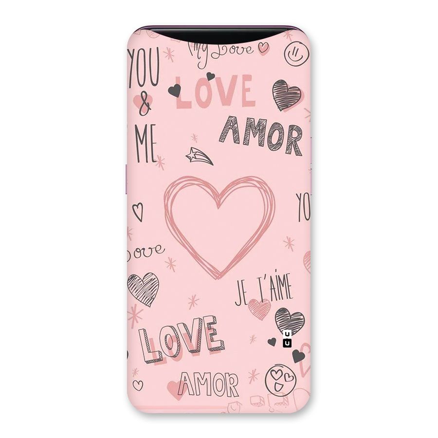 Love Amor Back Case for Oppo Find X
