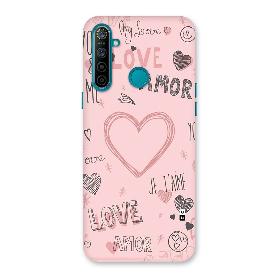 Love Amor Back Case for Realme 5i