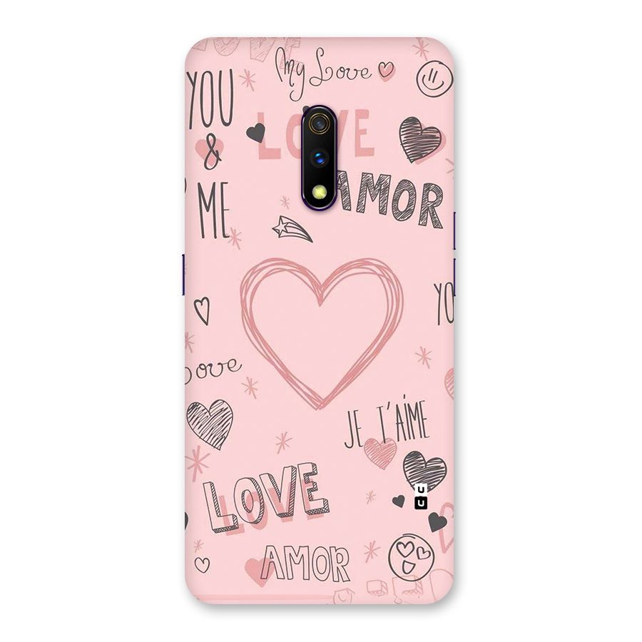 Love Amor Back Case for Realme X