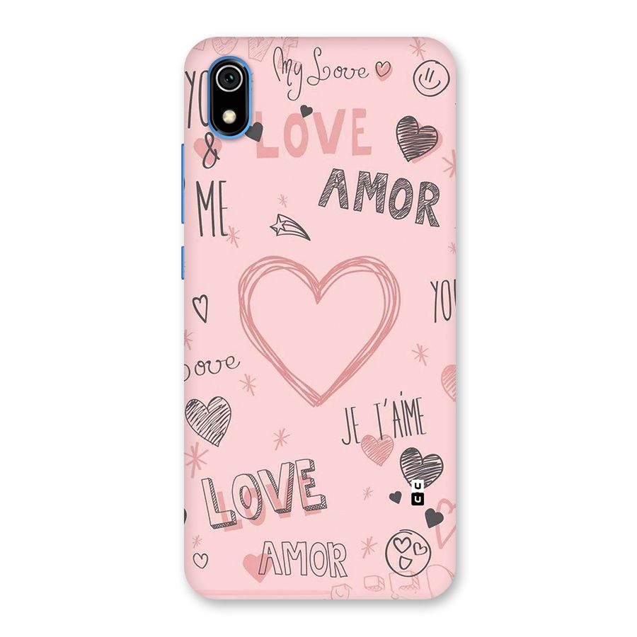 Love Amor Back Case for Redmi 7A