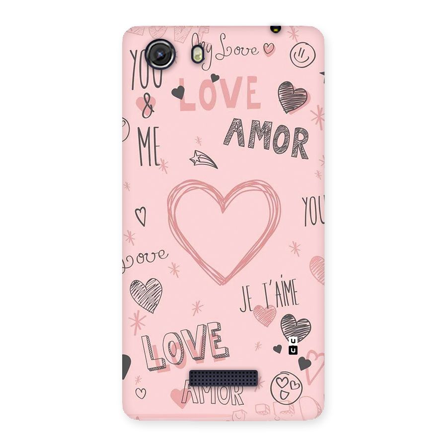 Love Amor Back Case for Unite 3
