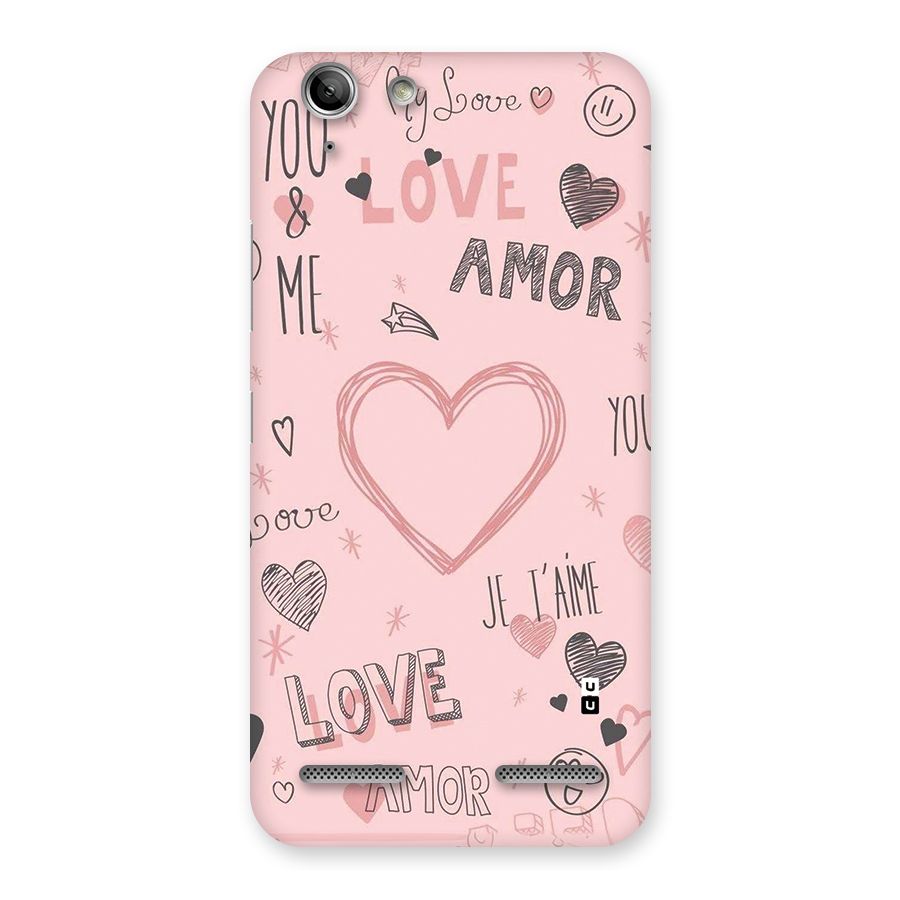 Love Amor Back Case for Vibe K5