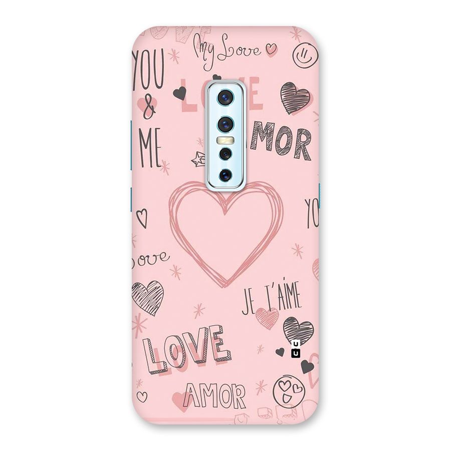 Love Amor Back Case for Vivo V17 Pro