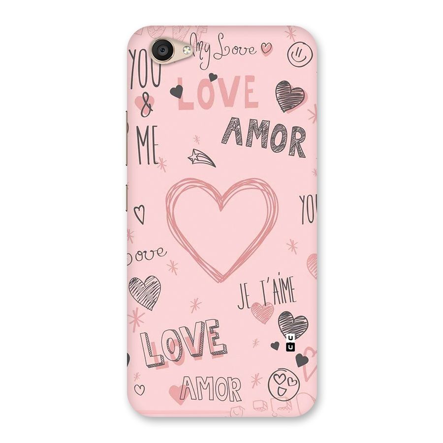Love Amor Back Case for Vivo V5 Plus