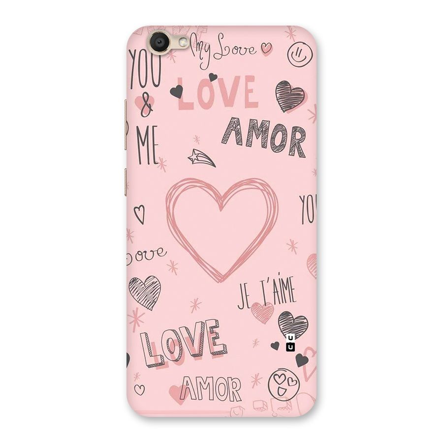 Love Amor Back Case for Vivo V5s