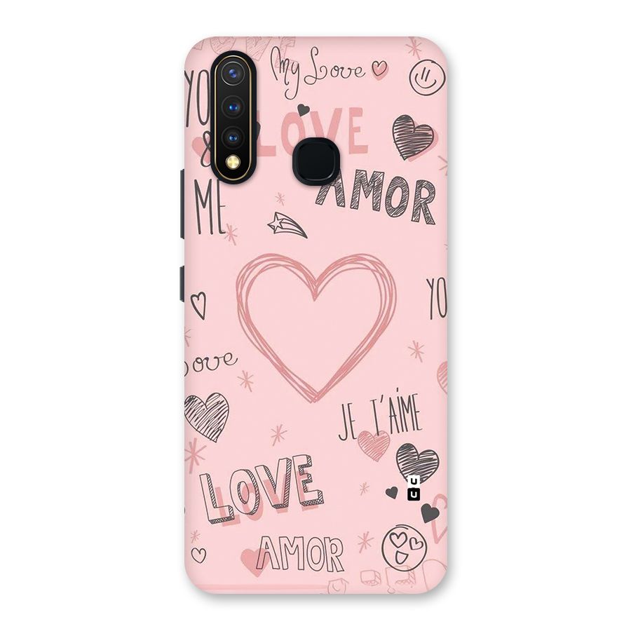 Love Amor Back Case for Vivo Y19