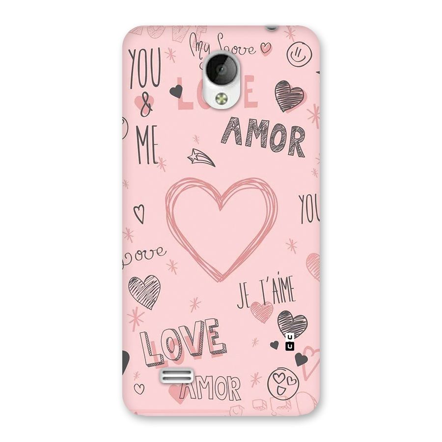 Love Amor Back Case for Vivo Y21