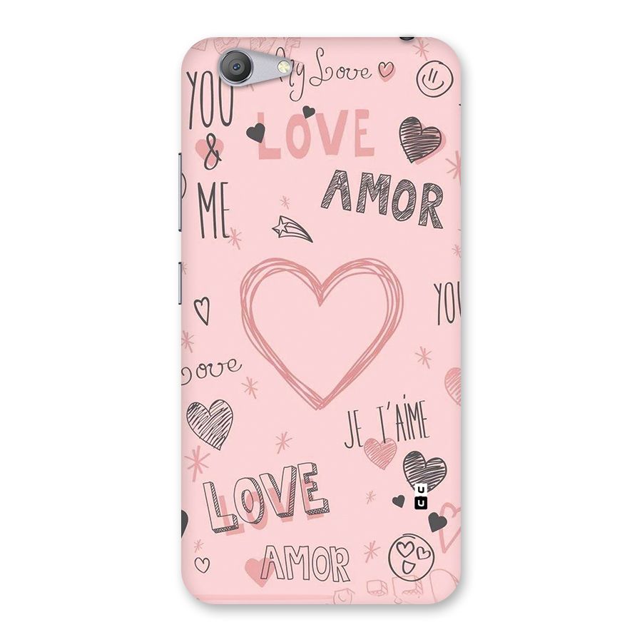 Love Amor Back Case for Vivo Y53