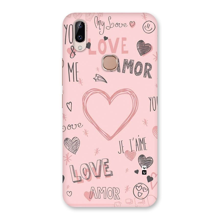 Love Amor Back Case for Vivo Y83 Pro