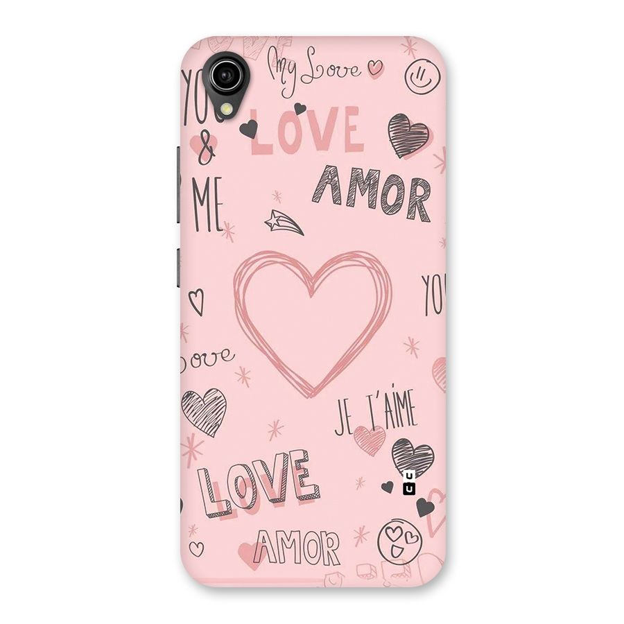 Love Amor Back Case for Vivo Y90