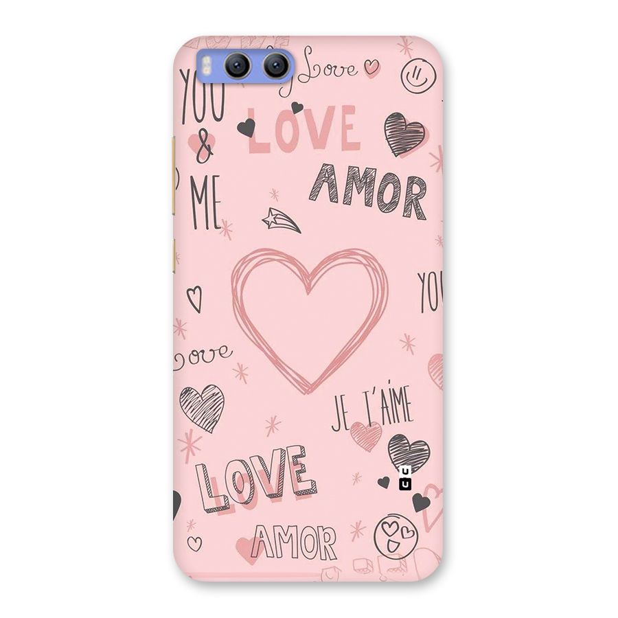 Love Amor Back Case for Xiaomi Mi 6
