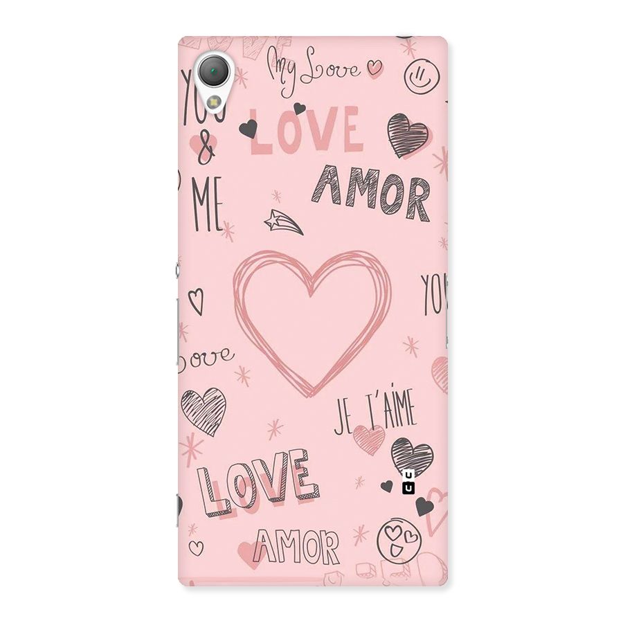 Love Amor Back Case for Xperia Z3