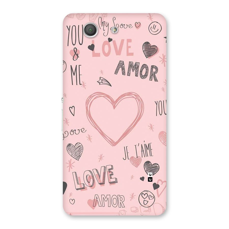 Love Amor Back Case for Xperia Z3 Compact