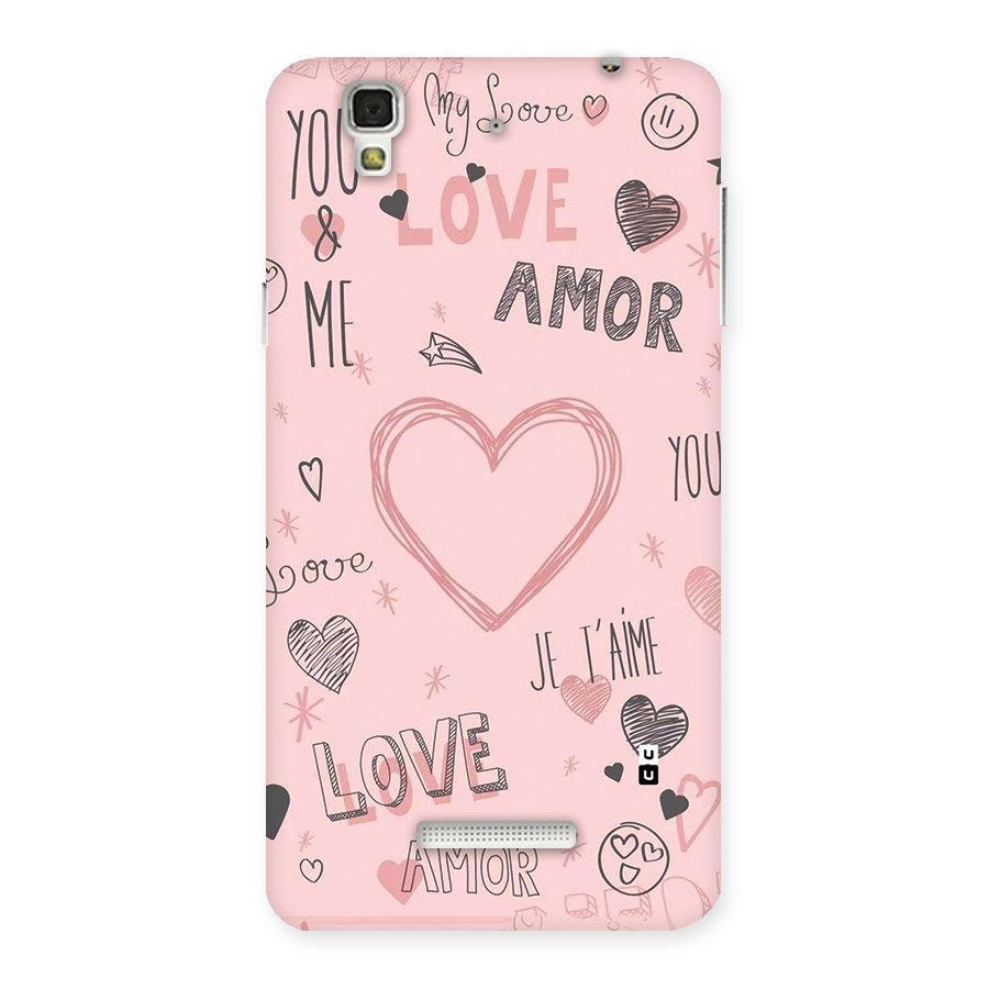 Love Amor Back Case for YU Yureka Plus