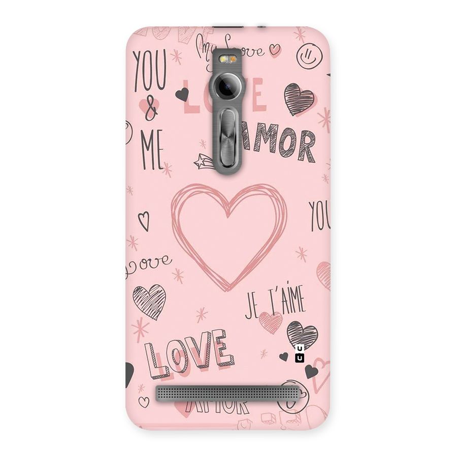 Love Amor Back Case for Zenfone 2