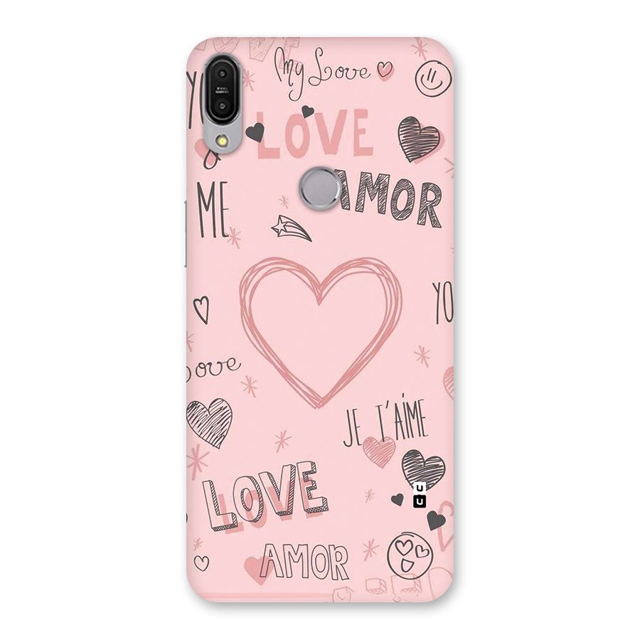 Love Amor Back Case for Zenfone Max Pro M1