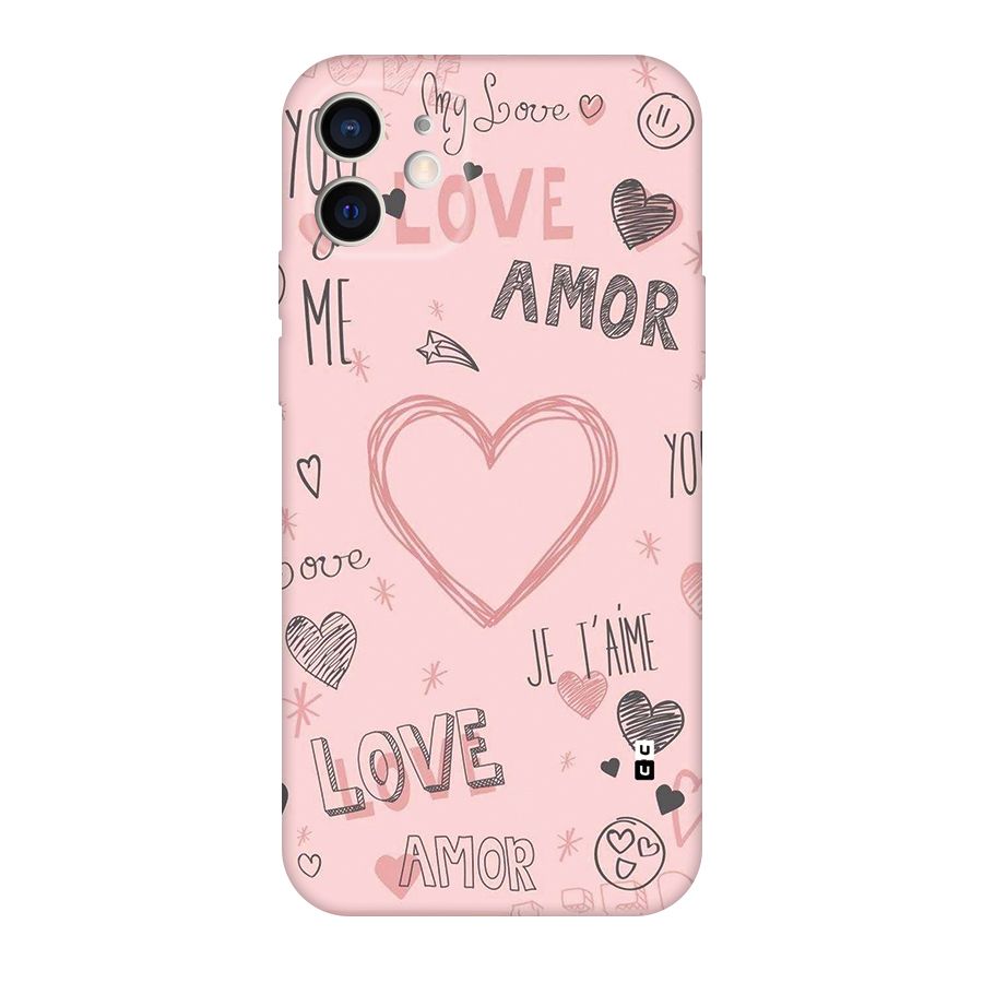 Love Amor Back Case for iPhone 12