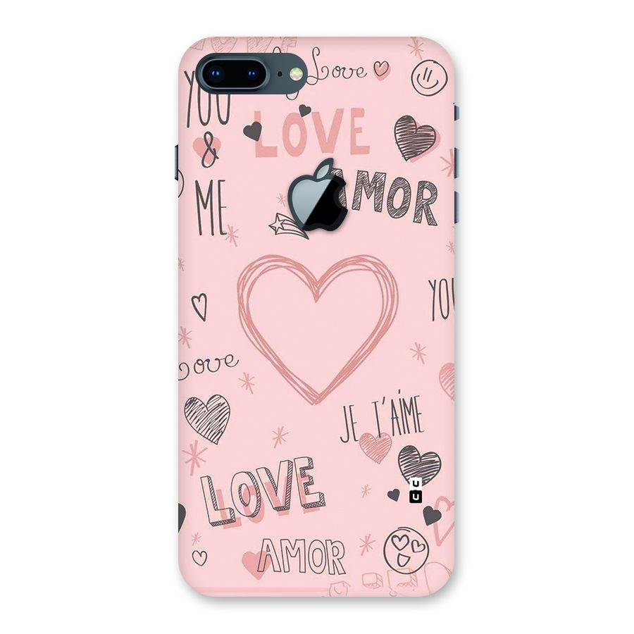 Love Amor Back Case for iPhone 7 Plus Apple Cut
