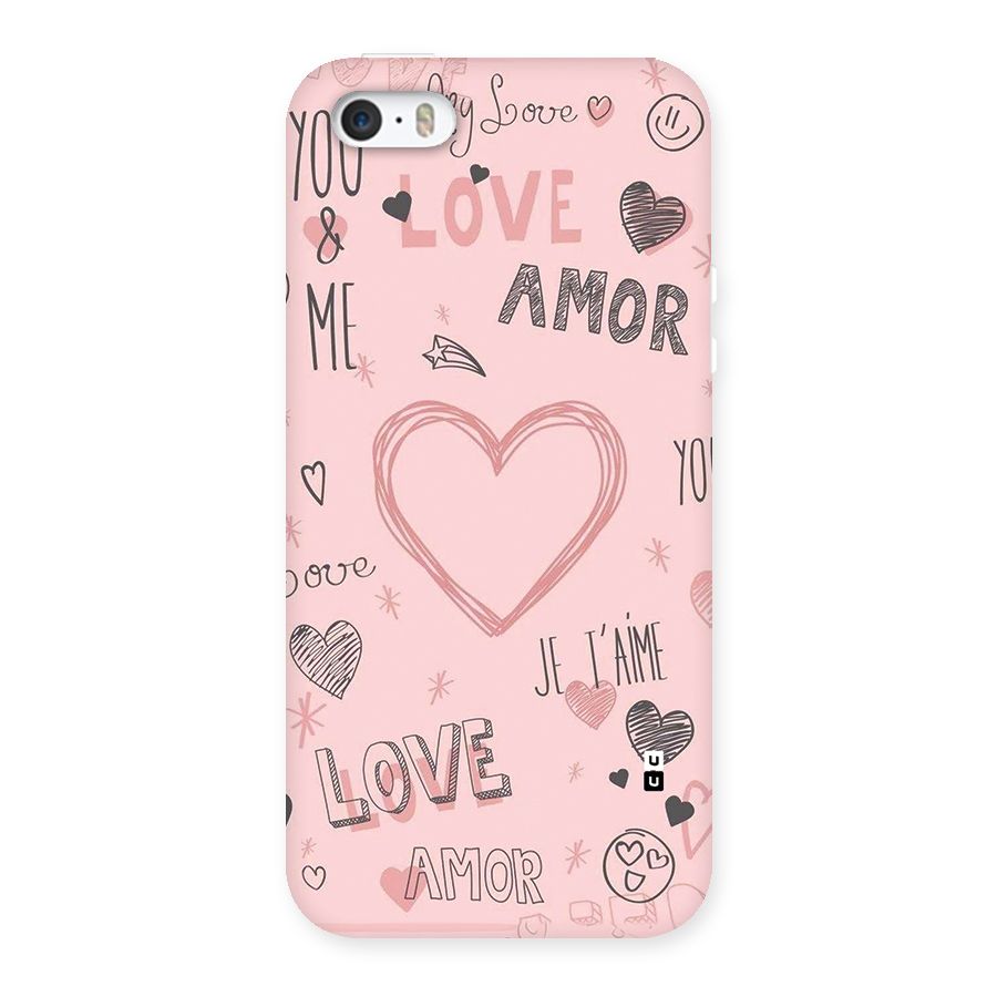 Love Amor Back Case for iPhone SE 2016