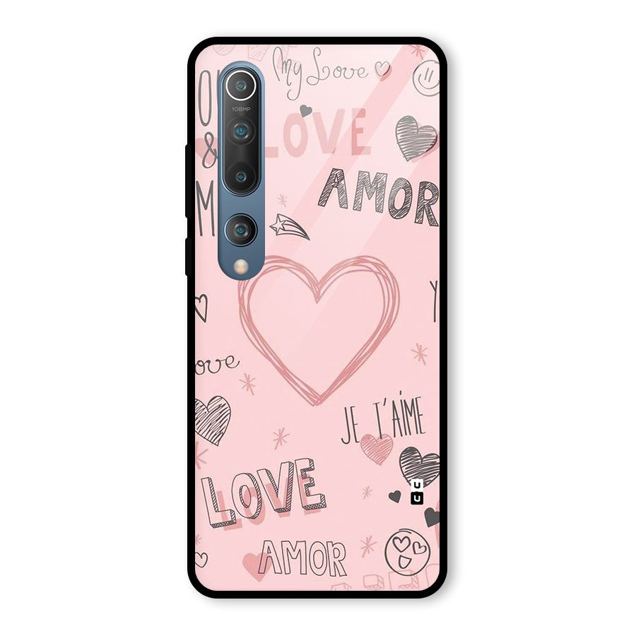 Love Amor Glass Back Case for Mi 10