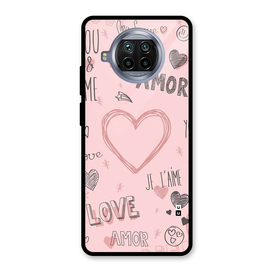 Love Amor Glass Back Case for Mi 10i
