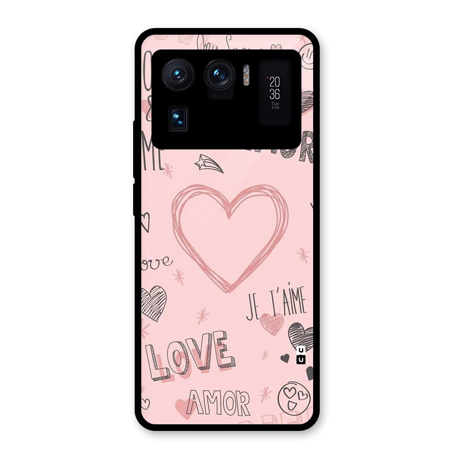 Love Amor Glass Back Case for Mi 11 Ultra