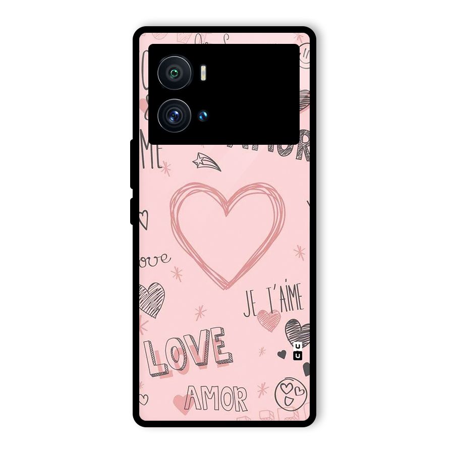 Love Amor Glass Back Case for Vivo iQOO 9 Pro