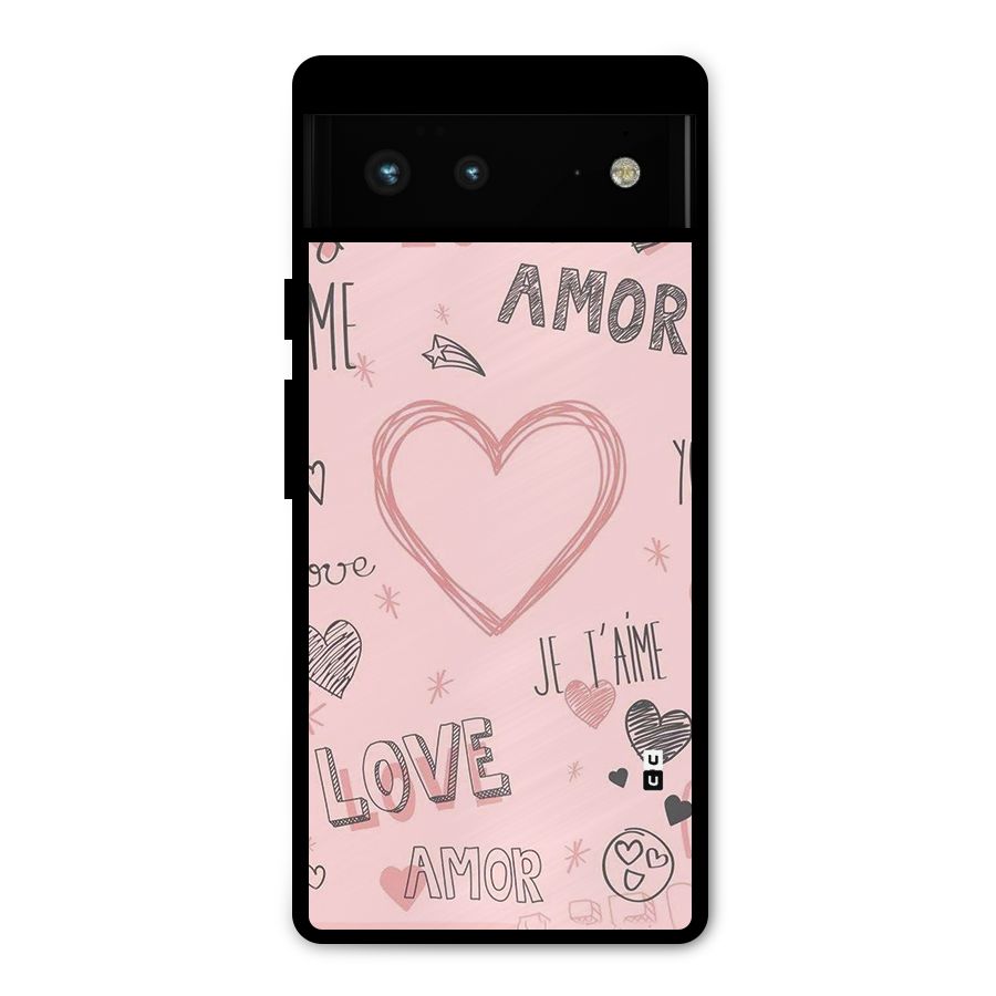 Love Amor Metal Back Case for Google Pixel 6