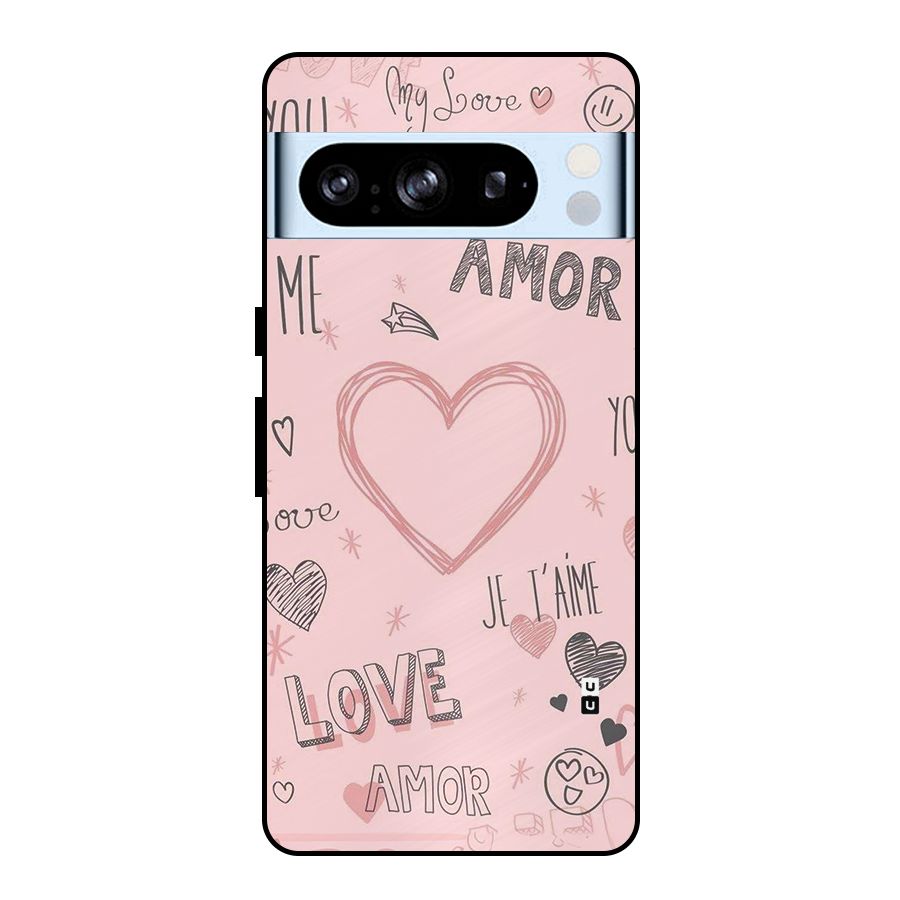 Love Amor Metal Back Case for Google Pixel 8 Pro
