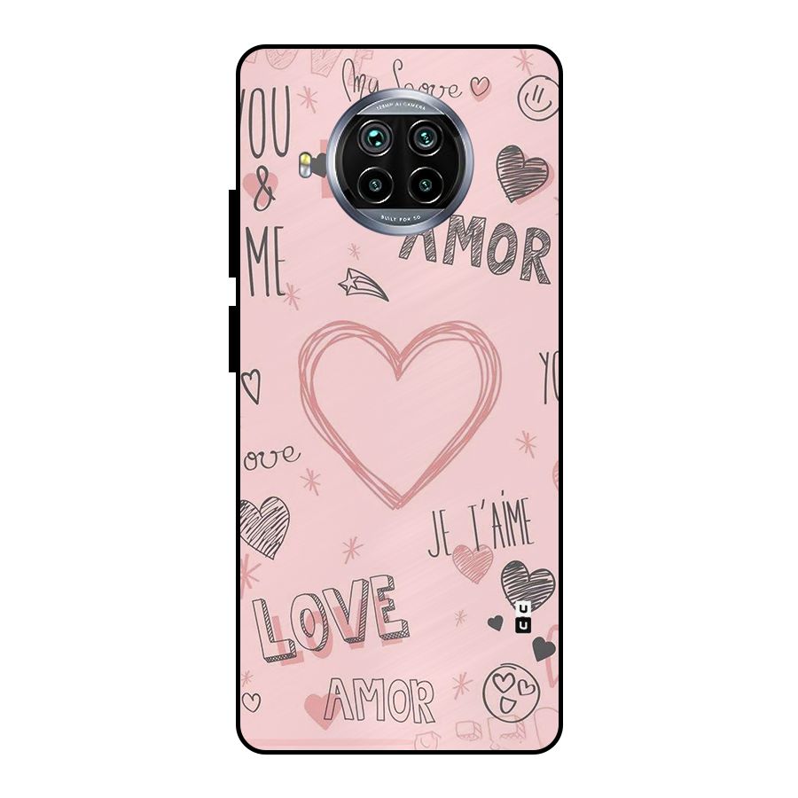 Love Amor Metal Back Case for Mi 10i