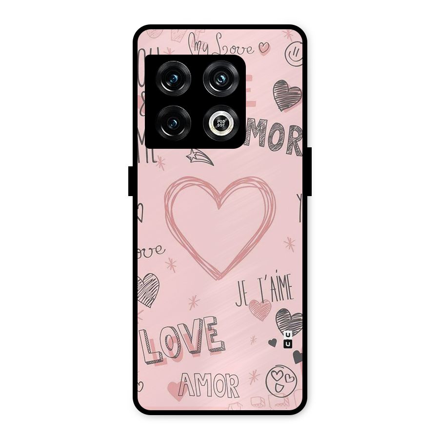 Love Amor Metal Back Case for OnePlus 10 Pro 5G
