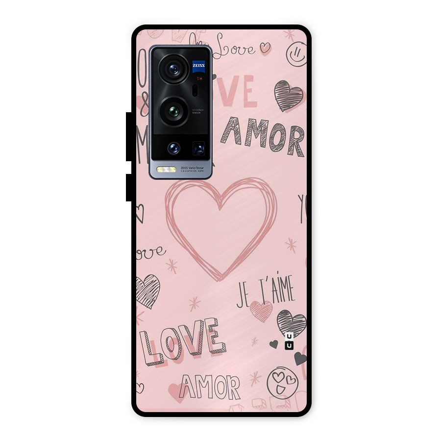 Love Amor Metal Back Case for Vivo X60 Pro Plus