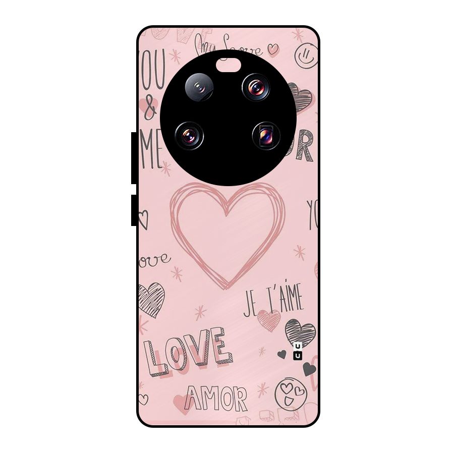 Love Amor Metal Back Case for Xiaomi 13 Ultra