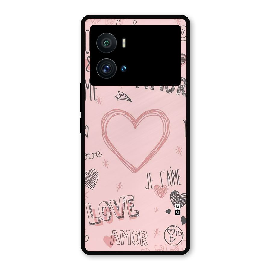 Love Amor Metal Back Case for iQOO 9 Pro