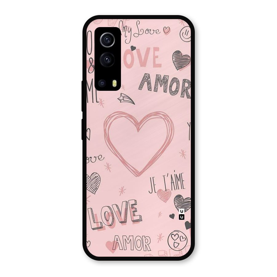 Love Amor Metal Back Case for iQOO Z3