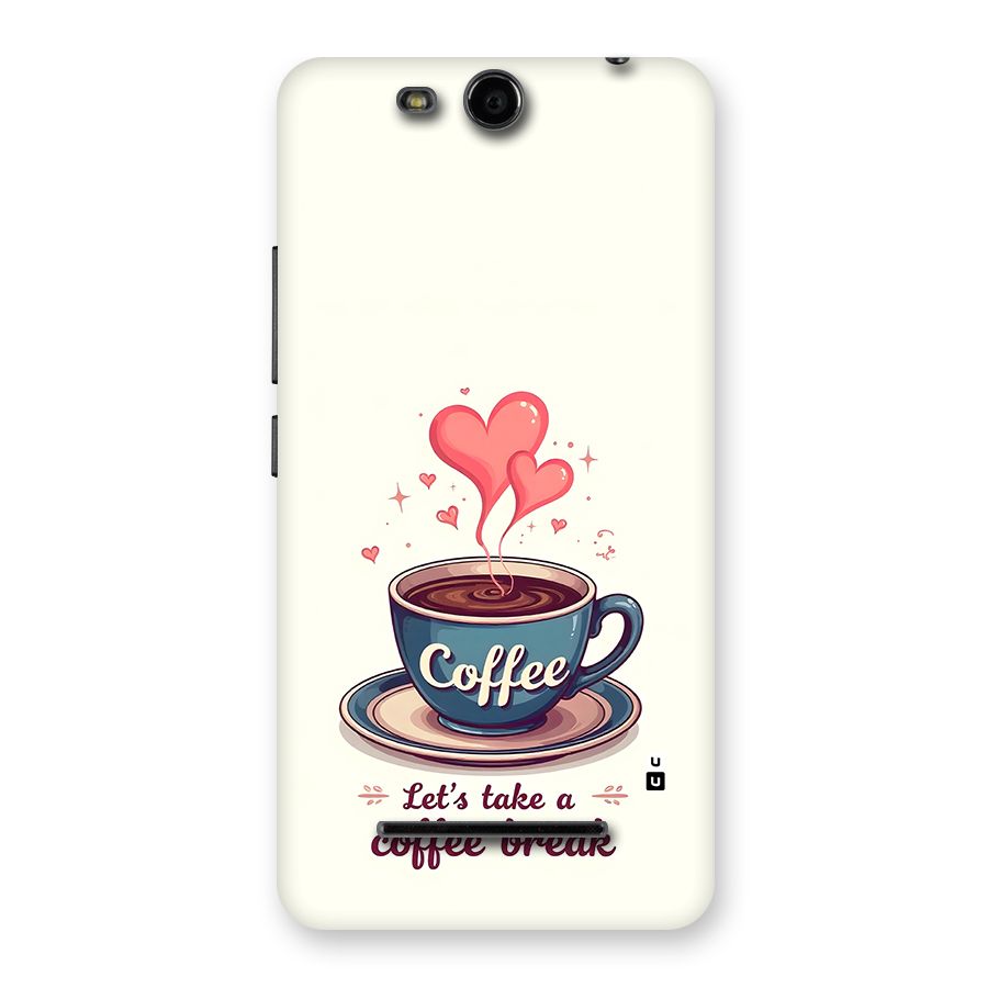 Love Coffee Break Back Case for Canvas Juice 3 Q392