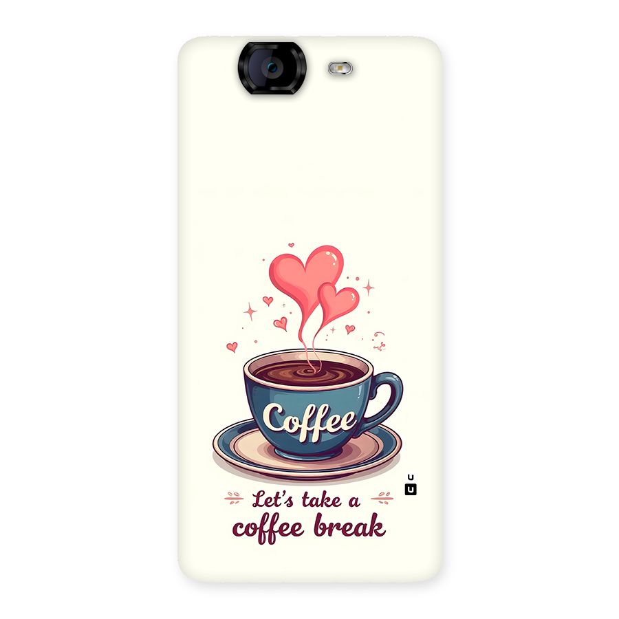 Love Coffee Break Back Case for Canvas Knight A350