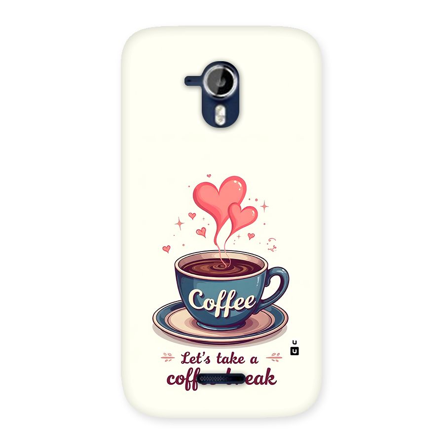 Love Coffee Break Back Case for Canvas Magnus A117