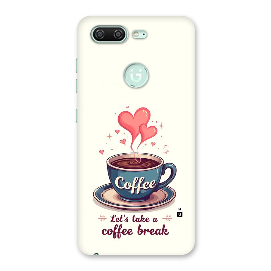 Love Coffee Break Back Case for Gionee S10