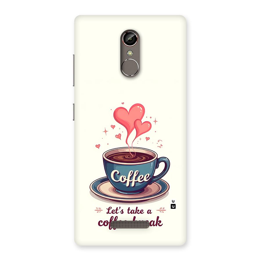 Love Coffee Break Back Case for Gionee S6s