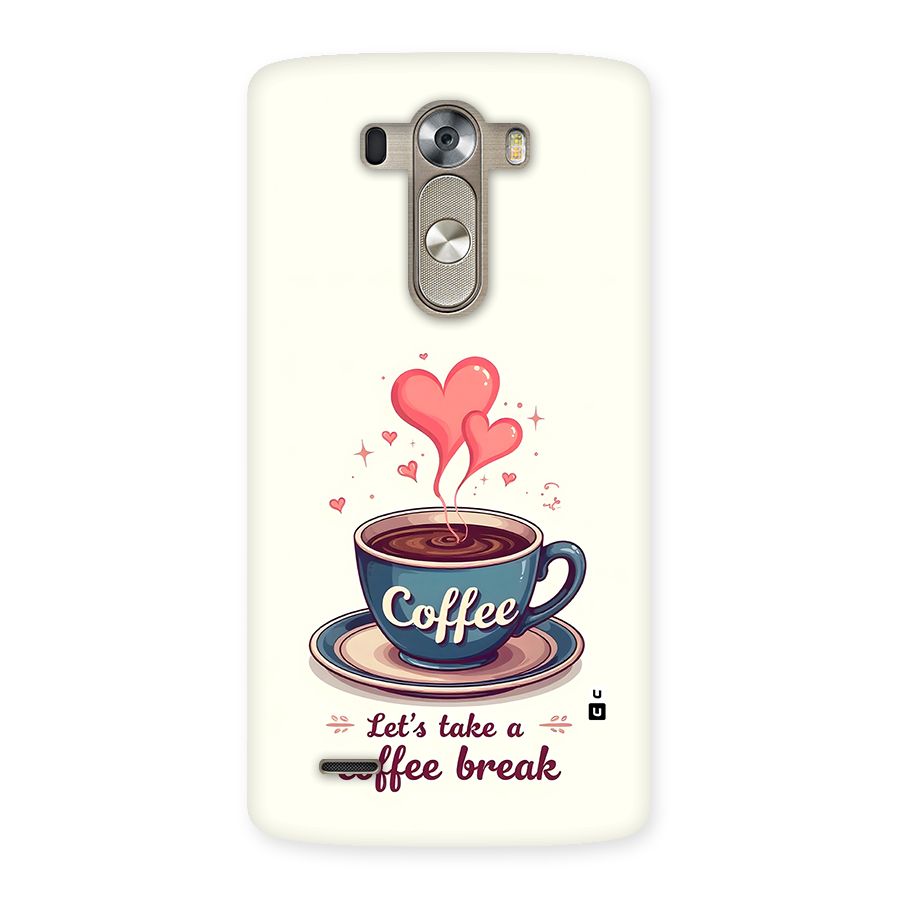 Love Coffee Break Back Case for LG G3