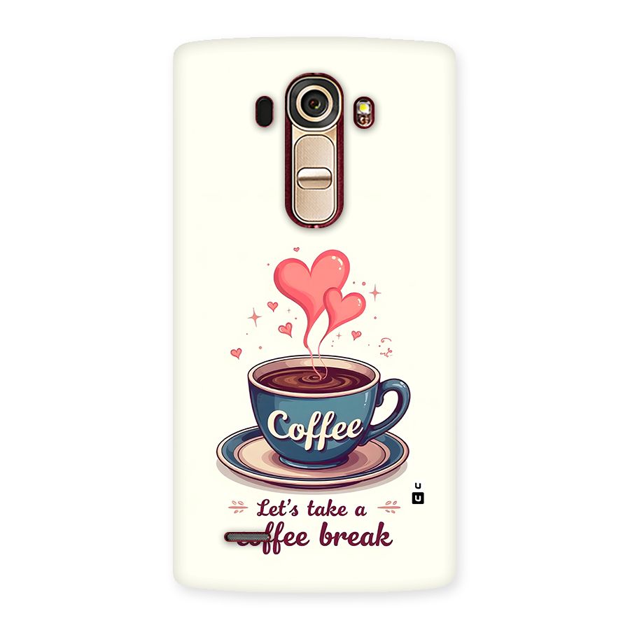 Love Coffee Break Back Case for LG G4